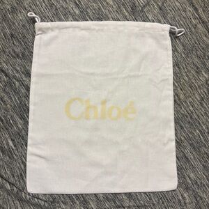 Chloe White Dust Bag/Drawstring Bag